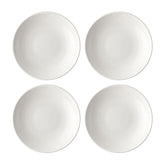Bonna China Gourmet dia.10" h:2" 44 oz. Round Warm White Porcelain Bowl (Set of 4)